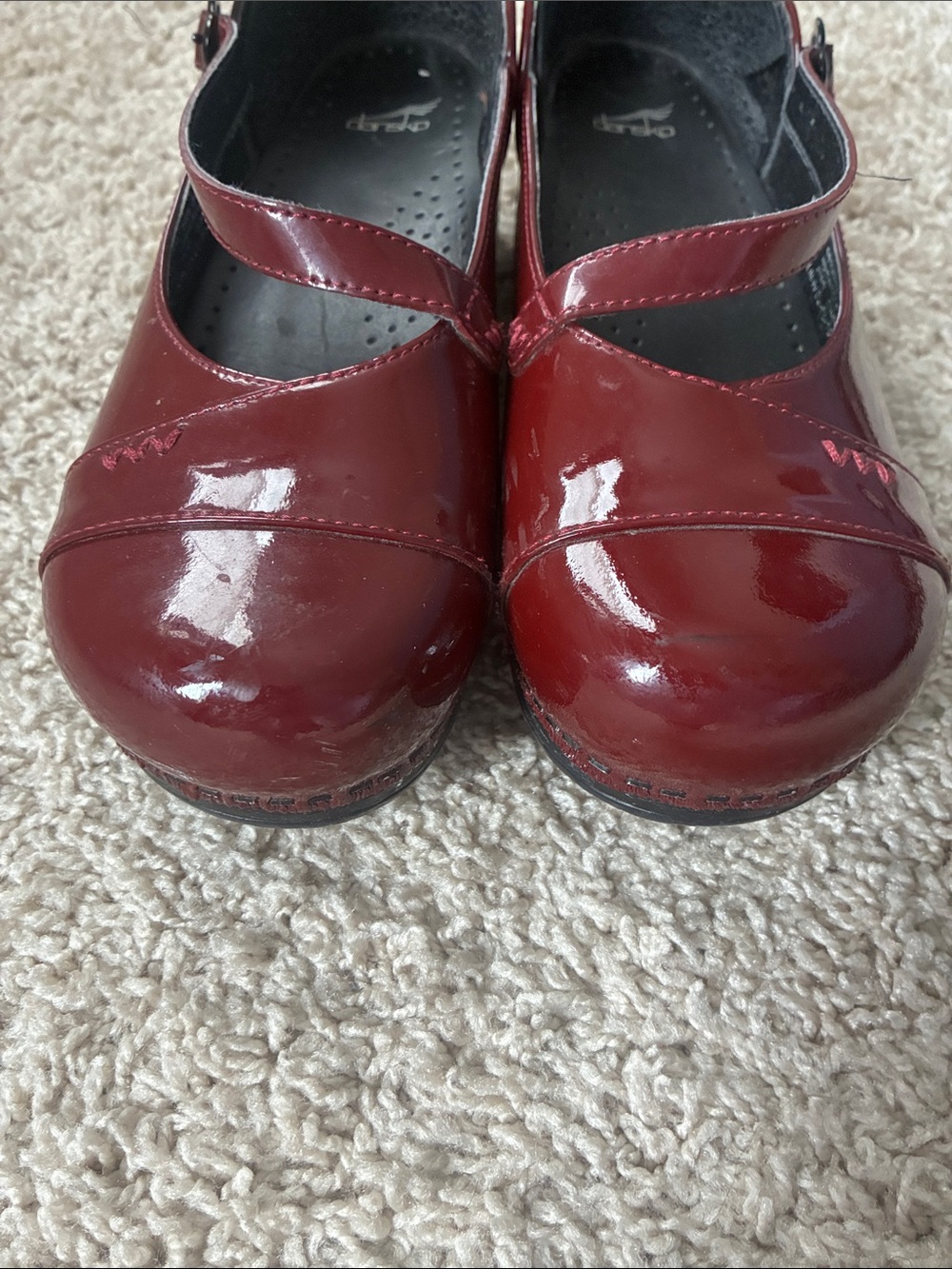 Dansko burgundy mary Jane